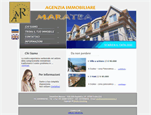 Tablet Screenshot of immobiliaremaratea.it
